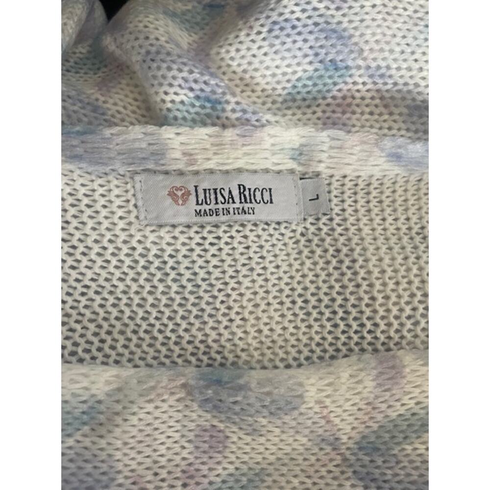 Luisa Ricci Size Large Made in Italy Bat Wing‎ Sweater - Picture 5 of 5
